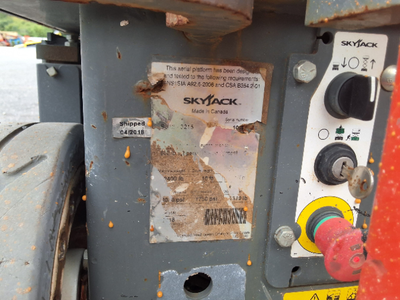 Used 2018 Skyjack SJ3215 Scissor Lifters North Carolina US | Stack Equipment #1502696