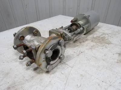 HTT PN25 DN40 Bellows Type Globe Valve 40mm W/230V 50Hz Rotary Actuator