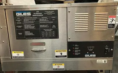 USED GILES RT-5 WITH OVH-10 HOOD
