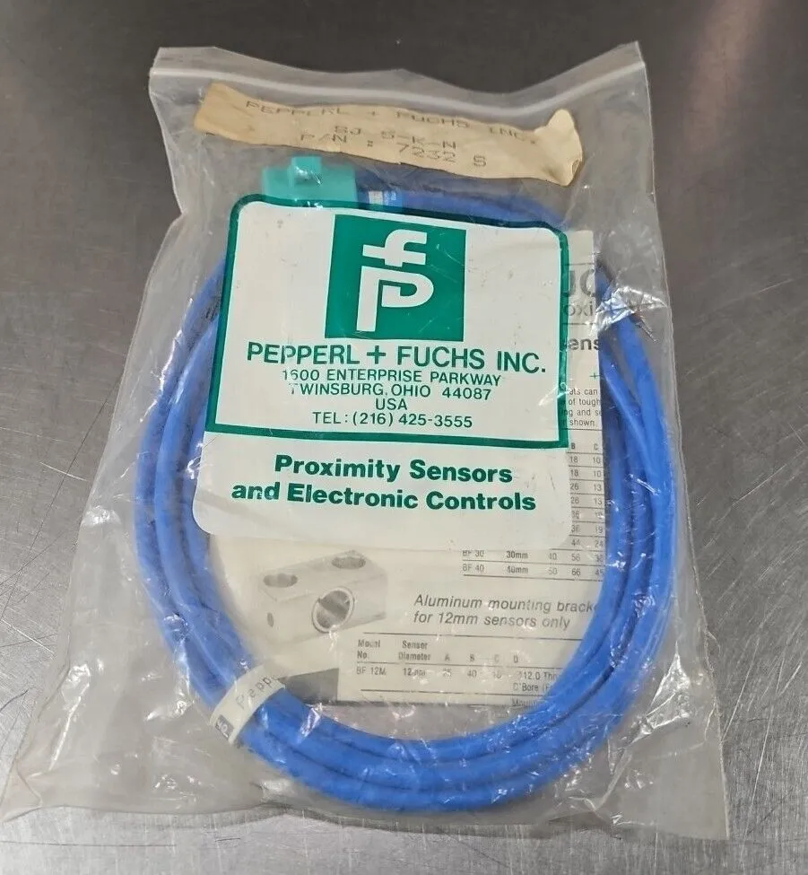 PEPPERL & FUCHS SJ5-K-N Proximity Sensor. Loc5D-15