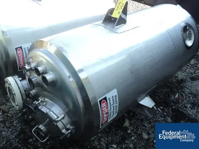 Used Lee Industries 600 Liter Lee Industries Reactor, 316L S/S, 50/100# Reactors Ohio US | Federal Equipment Company #125517