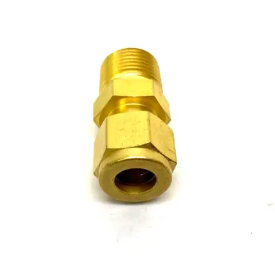 B-600-1-6 | Swagelok  Brass Straight Compression Fitting 3/8" Tube to 3/8" NPT - New Other