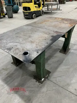 96 1/2" x 48 1/4" Welding Table, 36 1/2" High