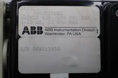ABB AV2321030 Pneumatic I/P Positioner 150 PSI MAX - STOCK GF446