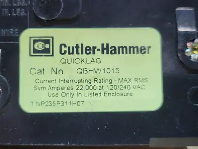 USED CUTLER-HAMMER QBHW1015