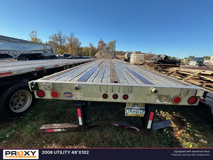 Used 2008 UTILITY 48'X102 Flatbed Trailers Pennsylvania US | Proxy Equipment #1379054