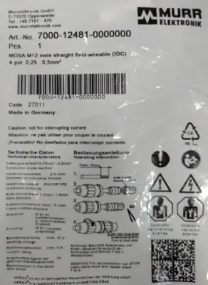Murr Elektronik 7000-08381-0000000 Conector Kit Loc5C24
