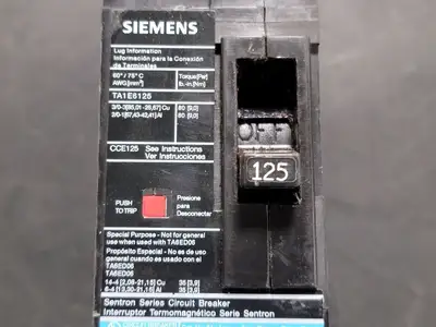 USED SIEMENS ED42B125