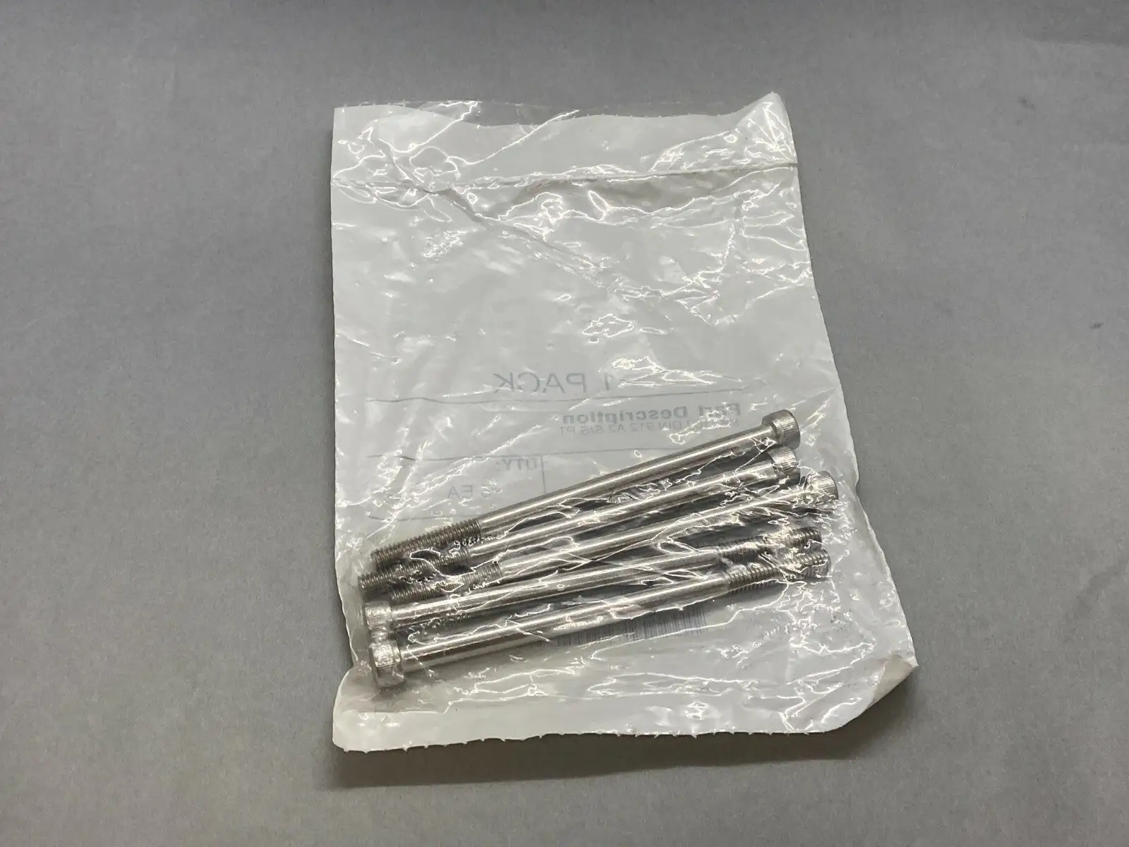 SCX206100-005M1 | Socket Head Cap Screw Stainless Steel M6x100mm DIN 912 A2 S/S PT PKG OF 5 - New
