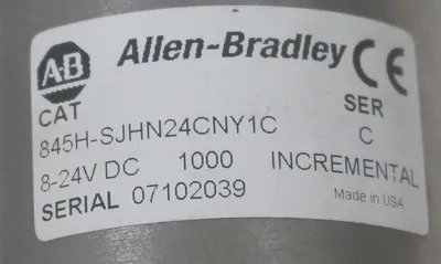 NEW ALLEN BRADLEY 845H-SJHN24CNY1C ENCODER SER. C, 845HSJHN24CNY1C