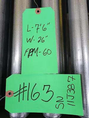 Used HYTROL V-BELT CONVEYOR Roller Conveyors Wisconsin US | Packer City Sales #1297905