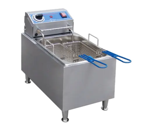 Globe PF16E Countertop Electric Fryer - (1) 16 lb Vat, 208-240v/1ph
