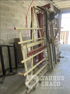 Used SAFETY SPEED 7400 VERTICAL PANEL SAW Woodworking Panel Saws Ontario CA | Taurus Craco Machinery Inc #1321435