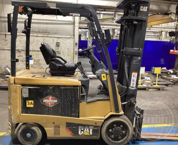 Used 2018 CAT EC25LN2 4-Wheel Sit down Electric Counterbalance Forklifts Illinois US | Forklift Exchange #1274485
