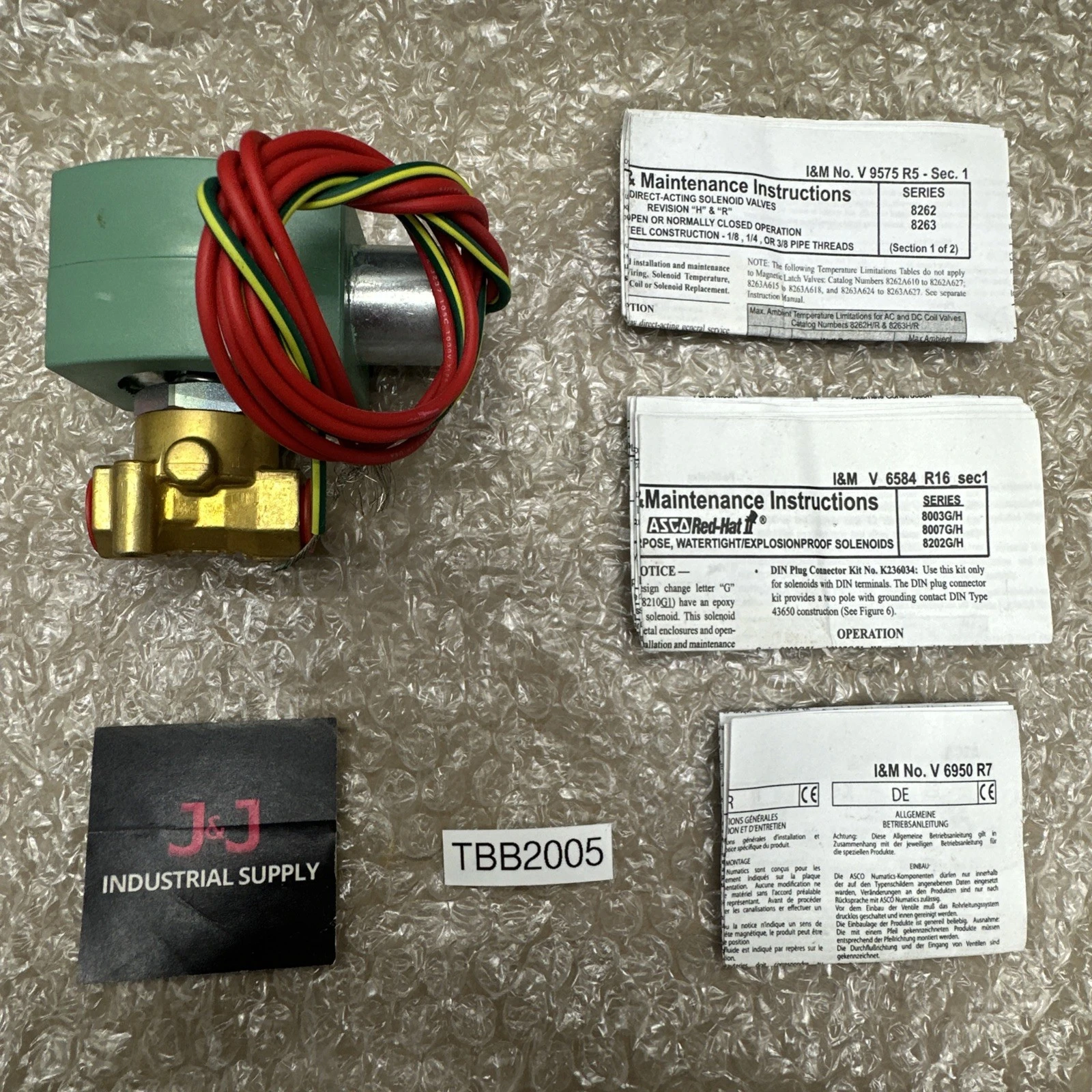 NEW ASCO 8262H208