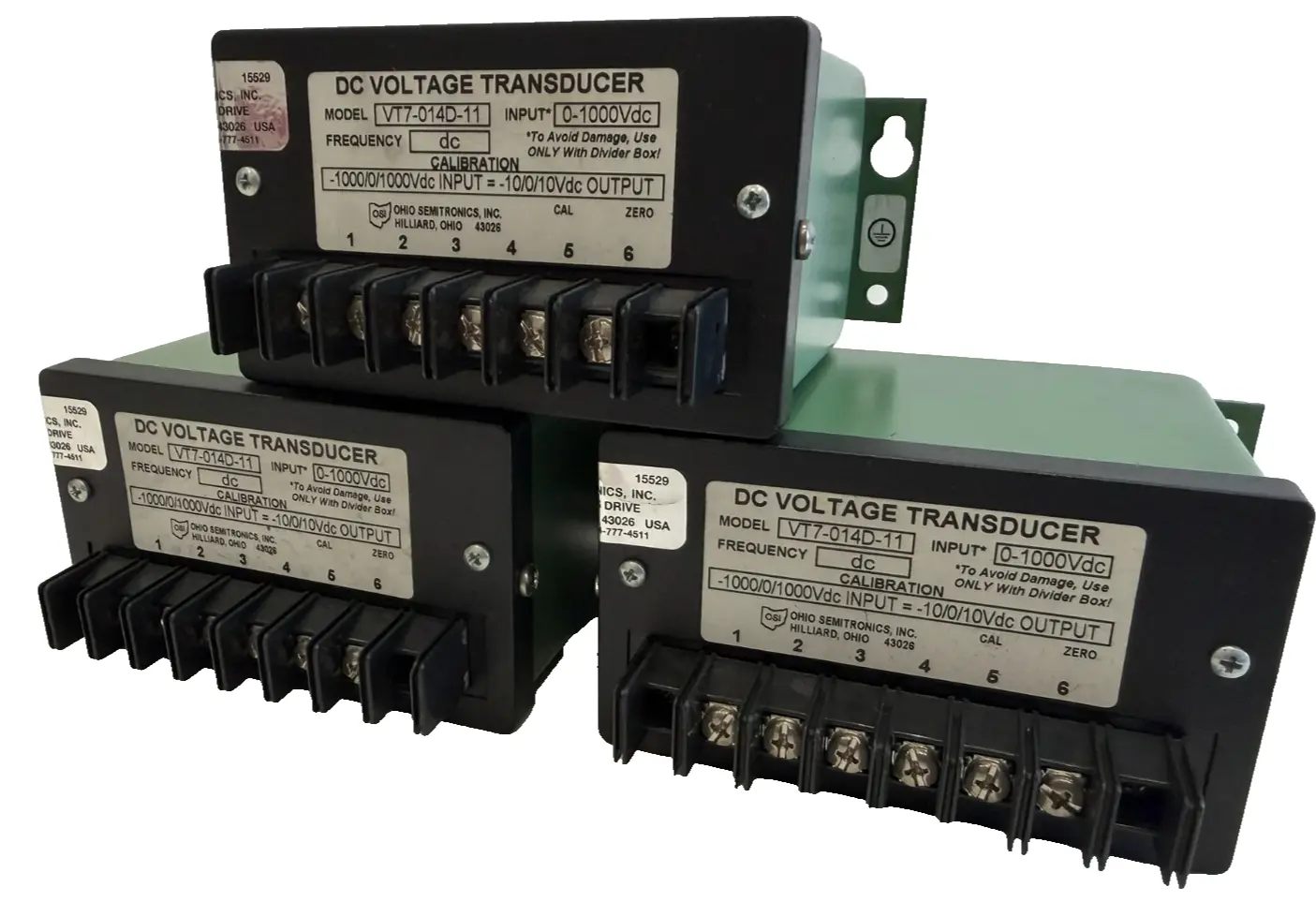 NEW OHIO SEMITRONICS VT7-014D-11 DC VOLTAGE TRANSDUCER VT7014D11