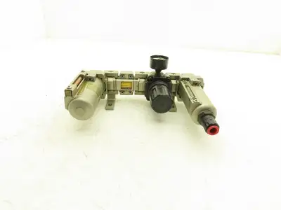 SMC AR3000-03-R Pneumatic Air Filter Regulator Check Valve Lubricator Assembly