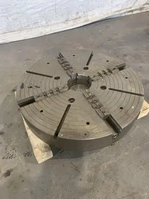 30" 4-JAW LATHE CHUCK. STOCK # 0998924.