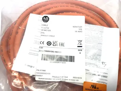 NEW ALLEN BRADLEY SER. A KINETIX DSL SINGLE CABLE NON-FLEX