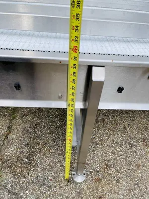 KleenLine 14.5ft Dual Belt Stainless Steel Flat Conveyor