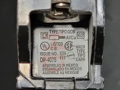 Used SQUARE D QOB150 Switchgears British Columbia CA | Lenmark #241315