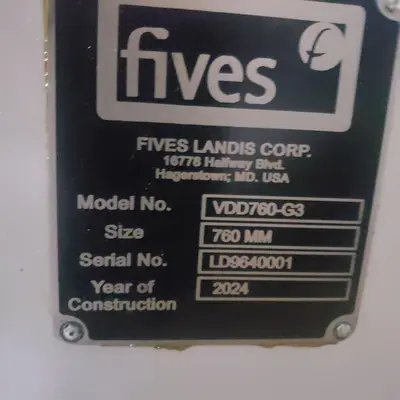 USED 2024 FIVES LANDIS GARDNER VDD760G3