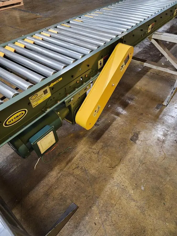 Used HYTROL V-BELT CONVEYOR Roller Conveyors Wisconsin US | Packer City Sales #1316841