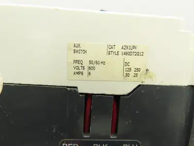 Eaton FDE 35k 225A Circuit Breaker Style 6606C21G16 600VAC 3 Pole