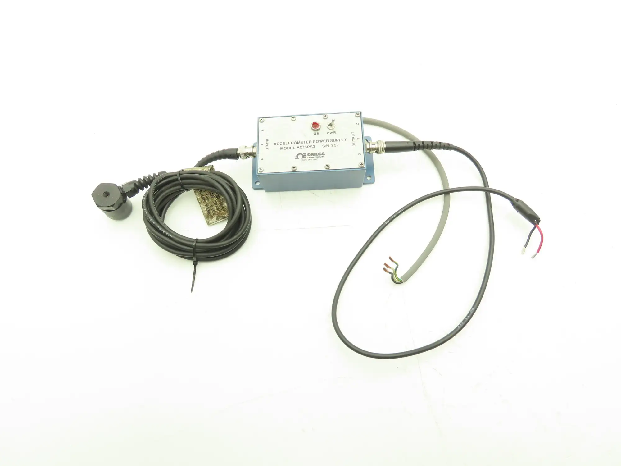 Omega Engineering ACC-PS3 Accelerometer Power Supply Module With Cord 359-1660
