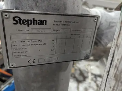 USED 2008 STEPHAN FOOD PROCESSING MACHINERY 107070