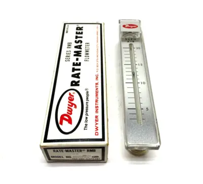 New | in-Stock Dwyer Rate-Master Flowmeter 2-20 SCFH Air Range Flowmeters Michigan US | Maverick Industrial Sales #1489323