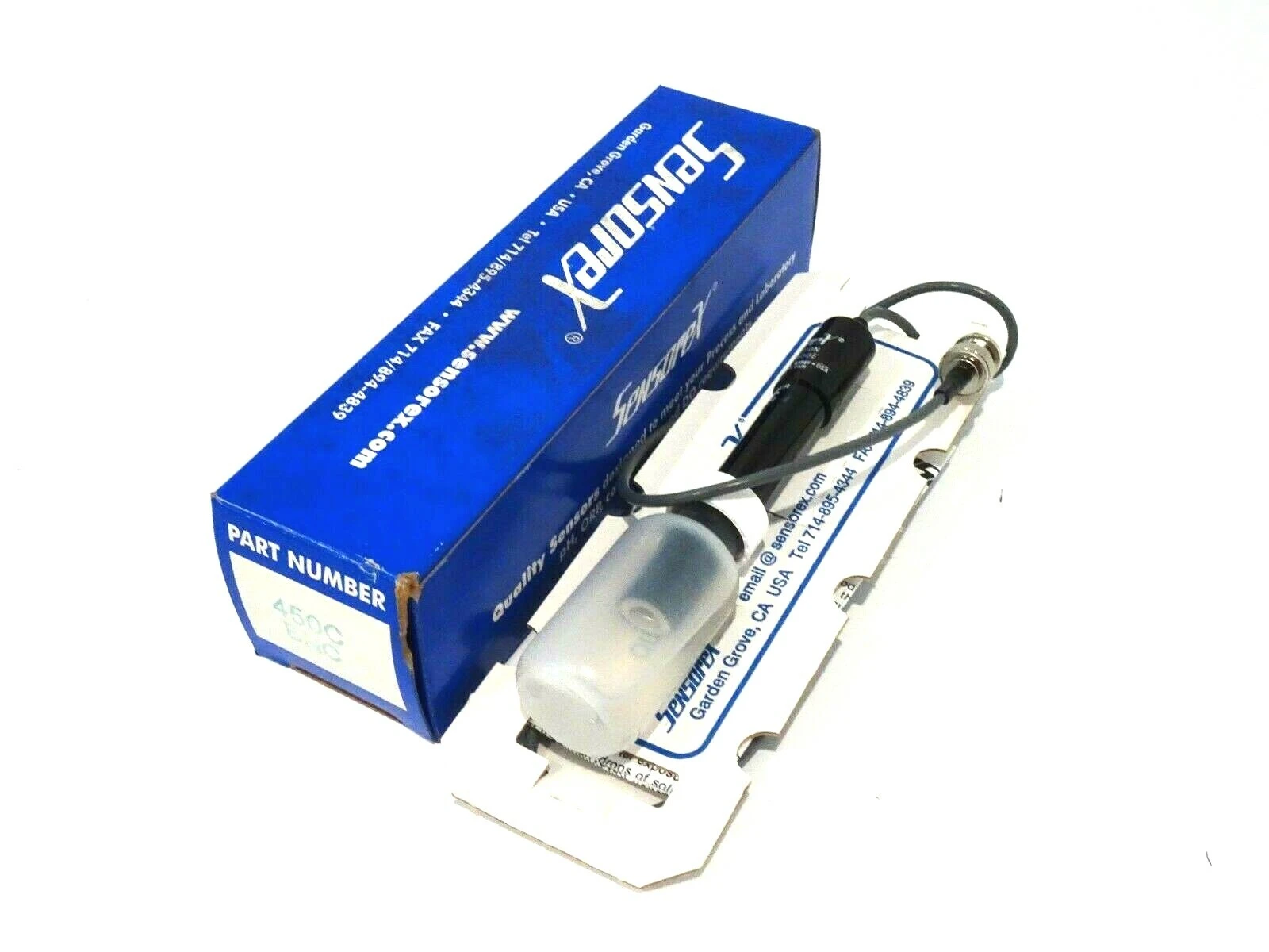 NEW SENSOREX 450C BNC PH ELECTRODE 450CBNC