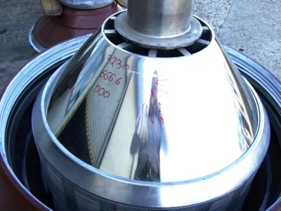Westfalia DA 200-76-573 nozzle centrifuge, 316SS.