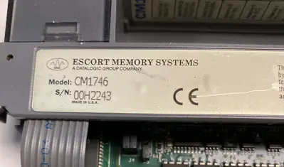 Used ESCORT MEMORY SYSTEM CM1746 Misc Electrical & Power Parts Ohio US | Surplus Asset Holdings #1234154