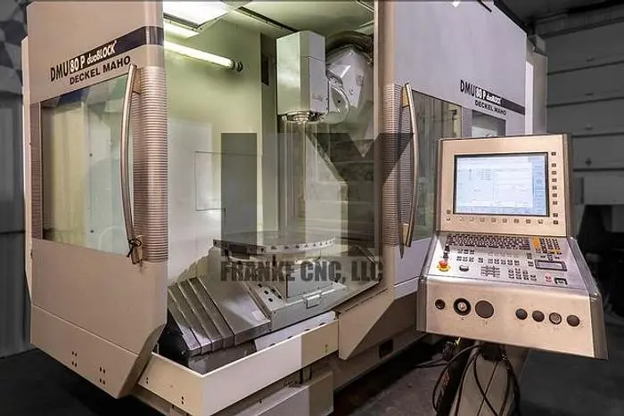 Used 2005 DMG MORI DECKEL MAHO DMU 80P DUOBLOCK Vertical Machining Centers (5-Axis or More) | FRANKE CNC, LLC #1382437