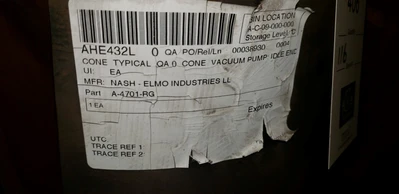 Nash A-4701-RG Vacuum L7 Pump Cone, Idle End, Stainless Steel