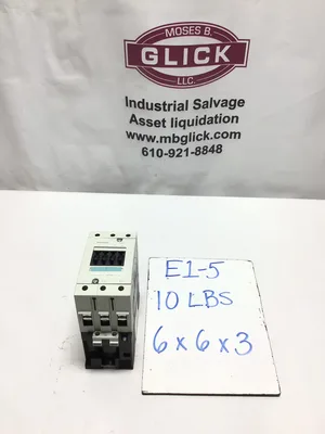 Siemens 3RT1045-1BB40 Contactor 105A 1-3PH 1-3HP