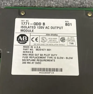 Used Allen-Bradley 1771-0DD/B PLC Input & Output California US | Davliegogo LLC #1706093