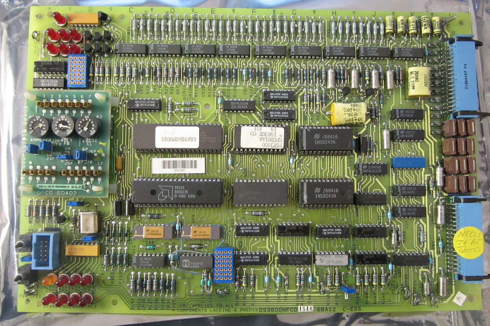 GENERAL ELECTRIC DS3800NFCD-ISIK PC BOARD FIRING CIRCUIT DS3800NFCDISIK