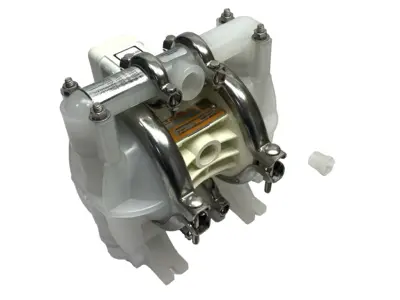 USED WILDEN AIR OPERATED DOUBLE DIAPHRAGM PUMP 1/2" P1/PPPPP/TNU/TF/KTV