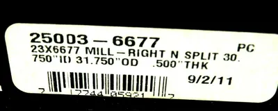 NEW GARLOCK KLOZURE 2500-36677 OIL SEAL 23X677 MILL-RIGHT N SPLIT 30 250036677