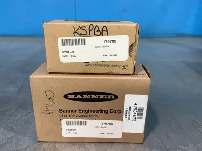 Used BANNER ENGINEERING PBA Relays & Switches Ohio US | HGR 24 #1507805