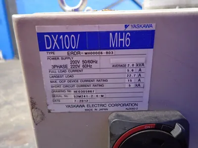 USED 2012 YASKAWA MOTOMAN MOTOMANMH6