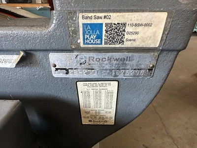 ROCKWELL 14 28-200 SAWS, BAND, VERTICAL | Wheeler Machinery Sales (4)