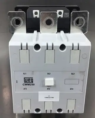 WEG CWM250-22-30E21 Contactor, 250A Coil, 430-500V, 3Ph 4F