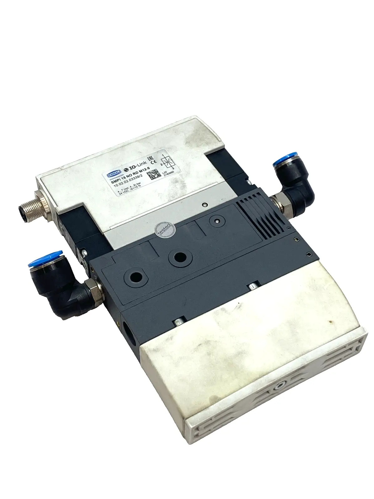 Used Schmalz Compact Vacuum Ejector, 24VDC 10.02.02.0333 Vacuum Pumps Michigan US | Maverick Industrial Sales #1395101