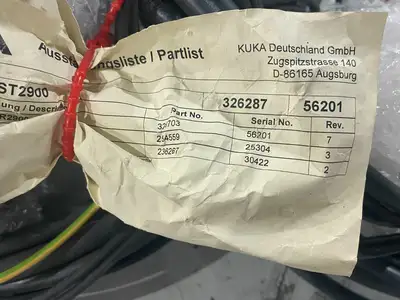 USED KUKA ROBOT CABLE ASSEMBLY