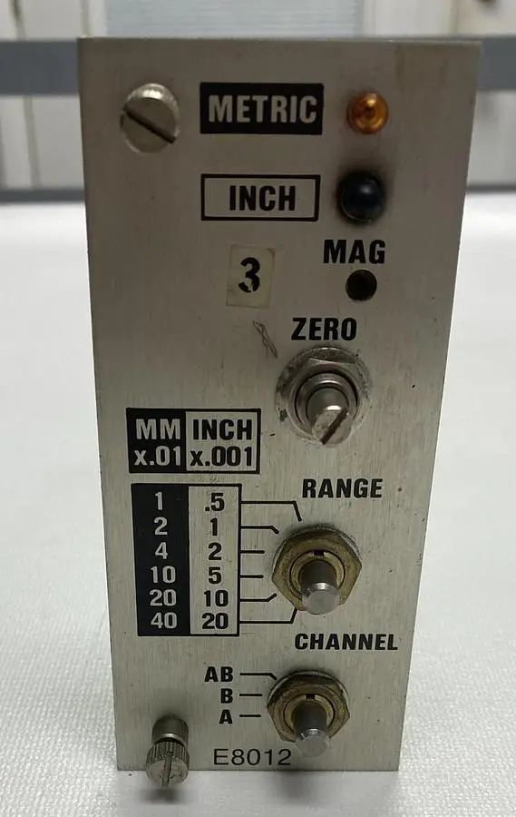 USED EDMUNDS GAGES E8012