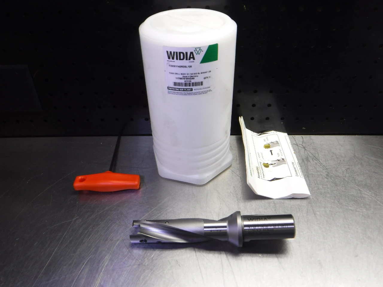 Widia 1.1418" 2 Flute Coolant Thru Indexable Drill TDMX1142R3SL125 (LOC3047A)
