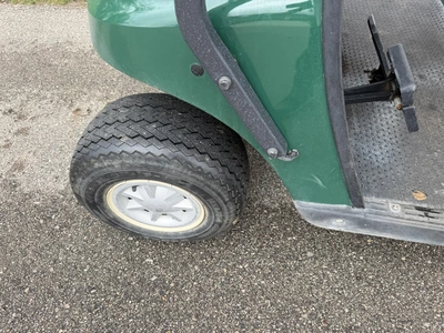 (1) 2015 E-Z-Go golf cart with a Kawasaki gas engine, does not include Club canopy, includes ball wa...